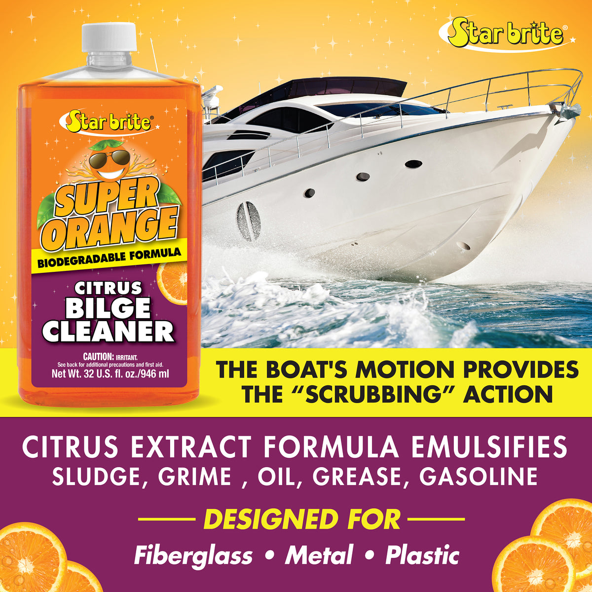 32 Ounce Citrus Bilge Cleaner V540