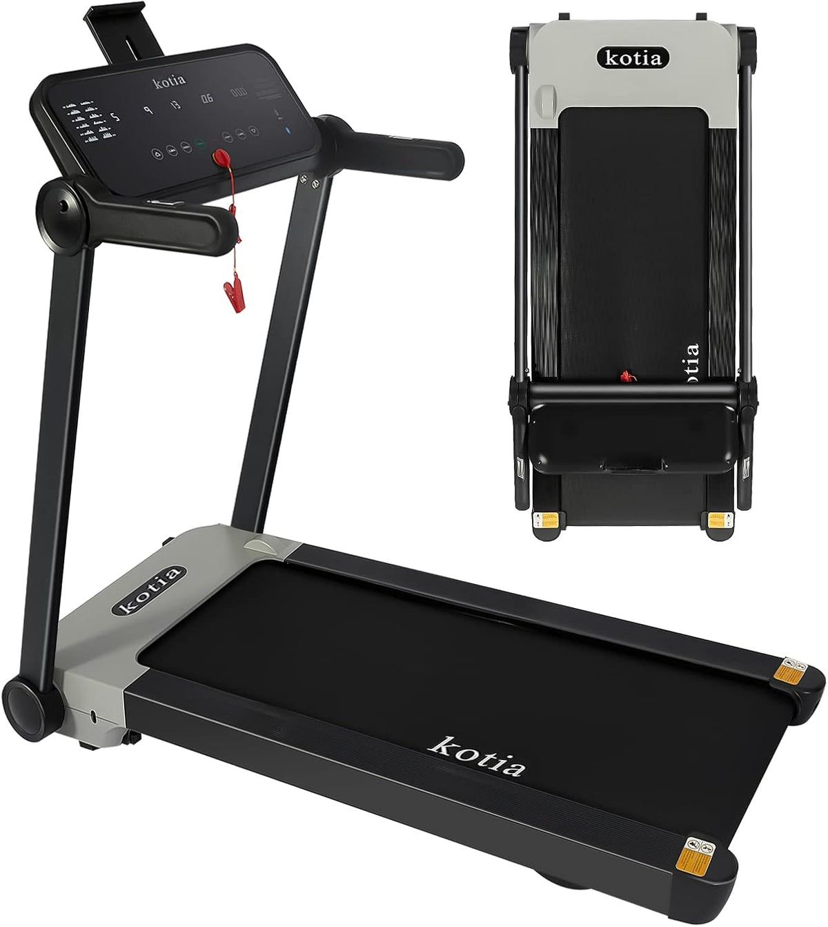 Portable Folding Treadmill with Bluetooth Speaker J8997