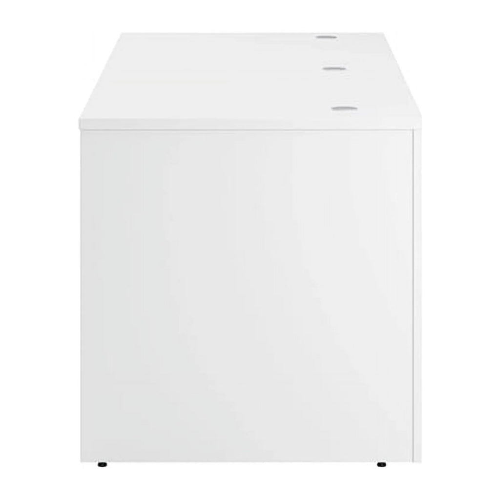 White Engineered Wood Executive Desk R37282