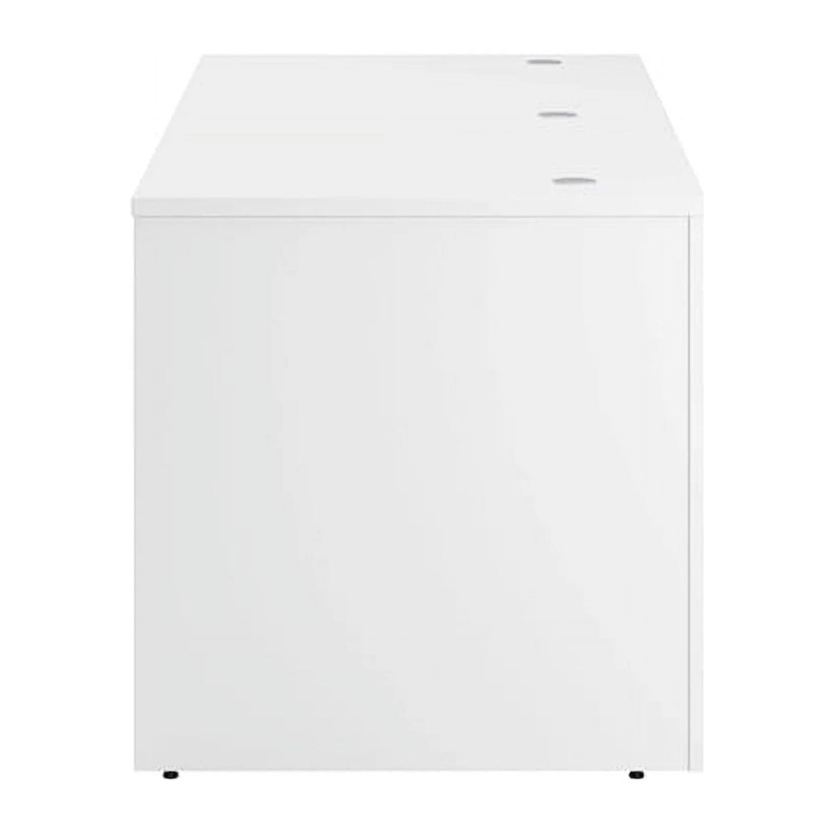 White Engineered Wood Executive Desk R37282