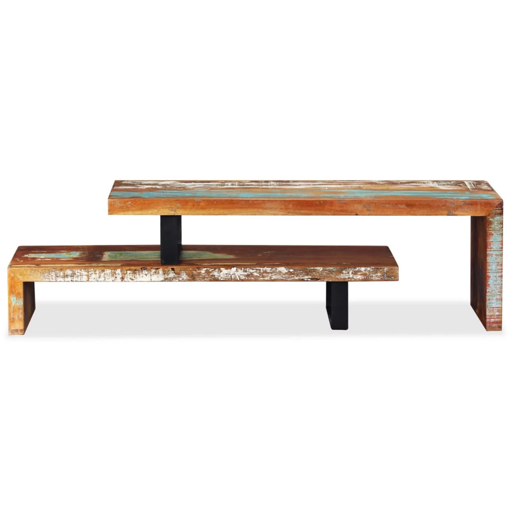 2 Tier Wooden TV Stand with Storage U1018