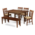 6 Piece Rectangular Dining Table Set H42043