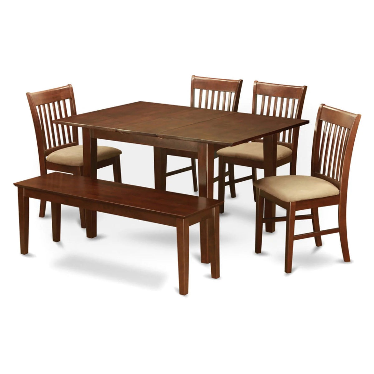6 Piece Rectangular Dining Table Set H42043