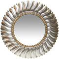 Gold Round 21.5-inch Wall Mirror N626