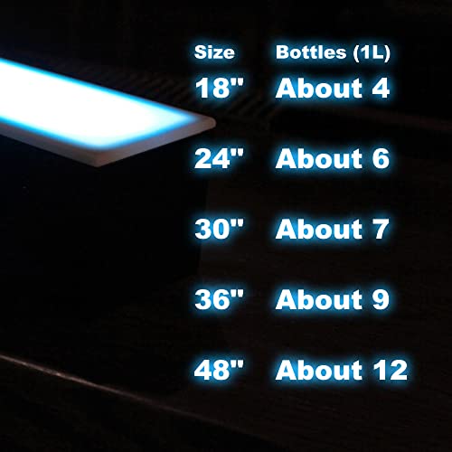 LED Liquor Bottle Display Shelf - 1 Tier - 36" Y980