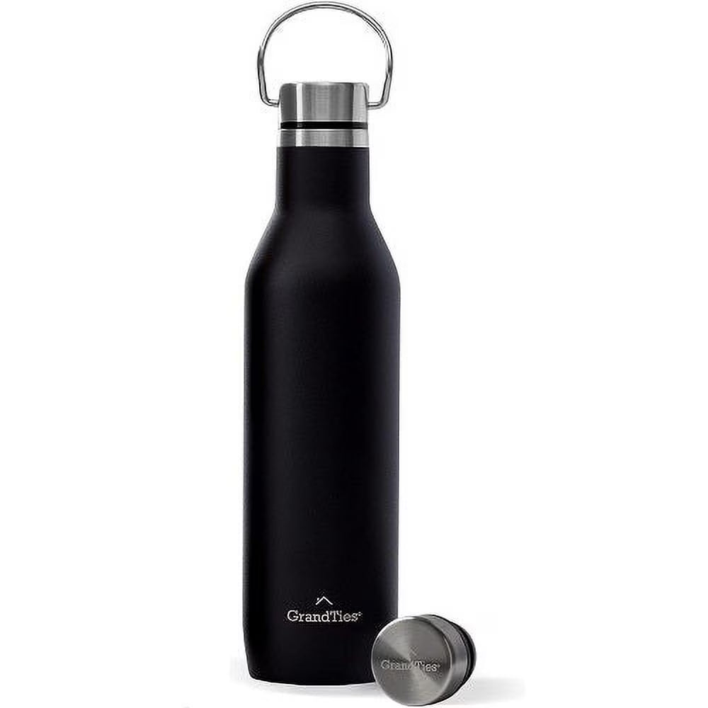 21oz Stainless Steel Insulated Water Bottle with 2 Lids M162304