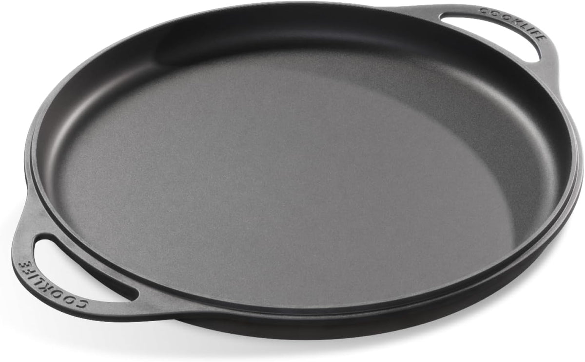 12 Inch Round Pre-Seasoned Cast Iron Griddle R954628