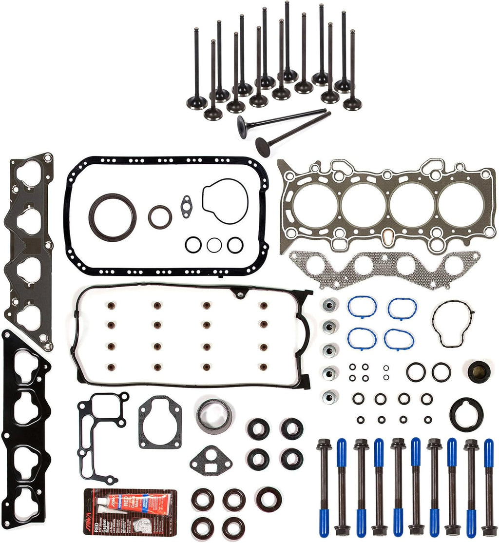 Full Gasket Set Head Bolts Intake Exhaust Valves G326