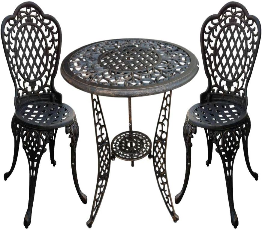 Bronze Cast Aluminum Bistro Set N5308