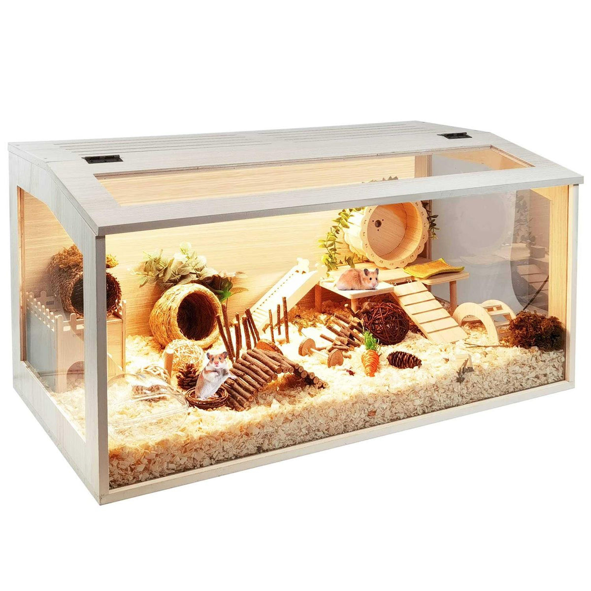 Wooden Hamster Cage with Acrylic Sheets K33199