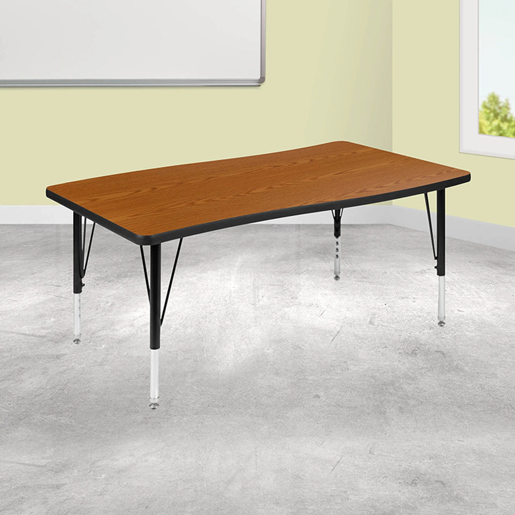 Oak Thermal Laminate Activity Table N53095