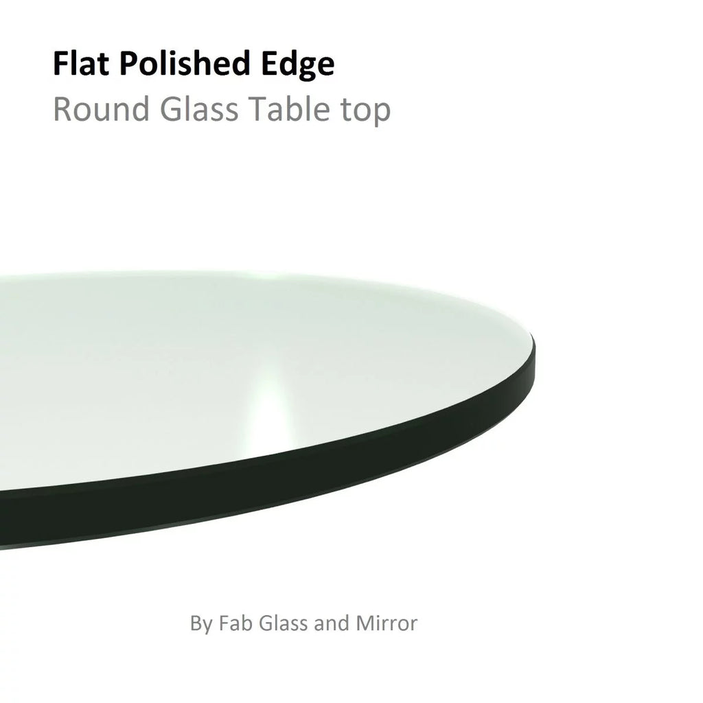 16 Inch Round Tempered Glass Table Top H1865
