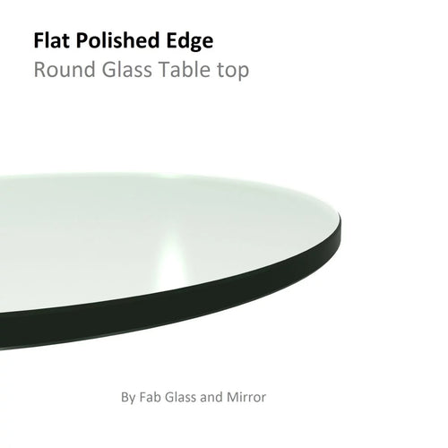 16 Inch Round Tempered Glass Table Top H1865