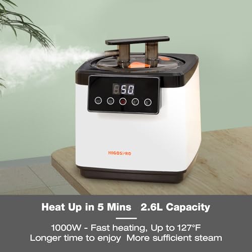 Black 2.6L 1000W Steam Sauna Tent with Remote Control E97815