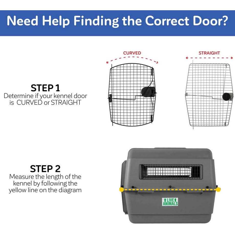 Black Kennel Replacement Door H1997