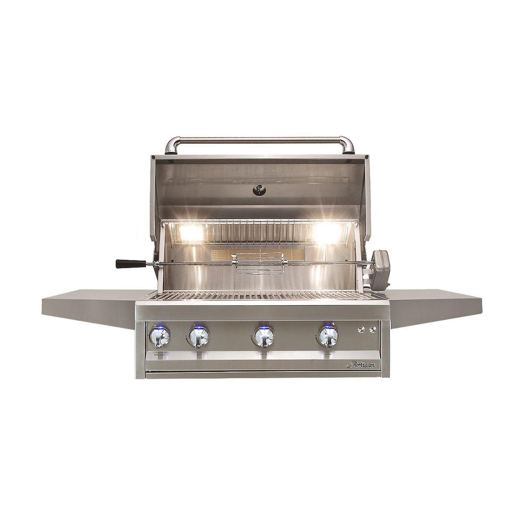 32-Inch 3-Burner Built-In Propane Gas Grill With Rotisserie U603894