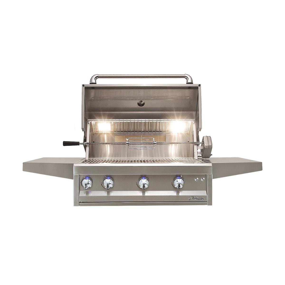 32-Inch 3-Burner Built-In Propane Gas Grill With Rotisserie U603894