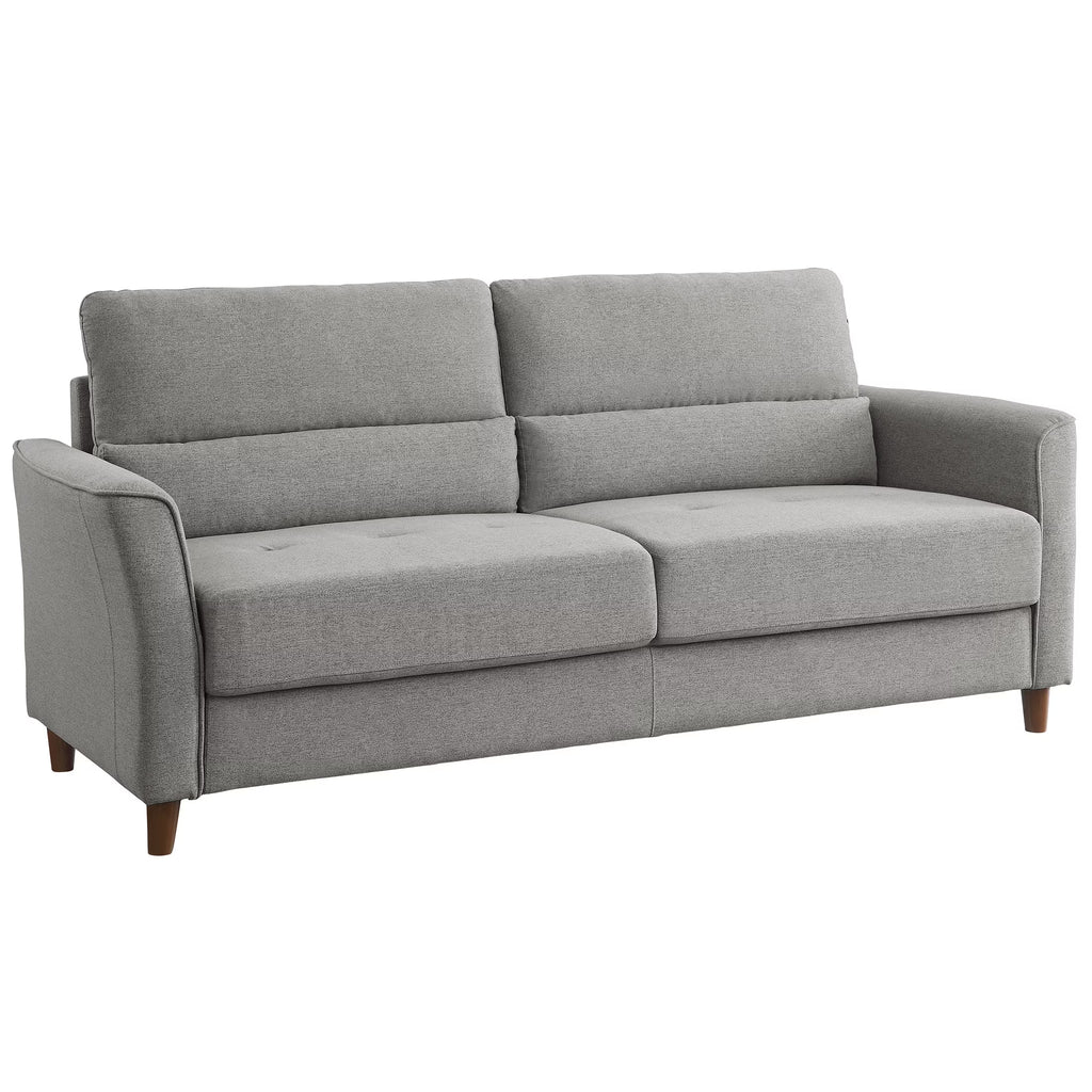 Gray Fabric Upholstered Sofa Z793588