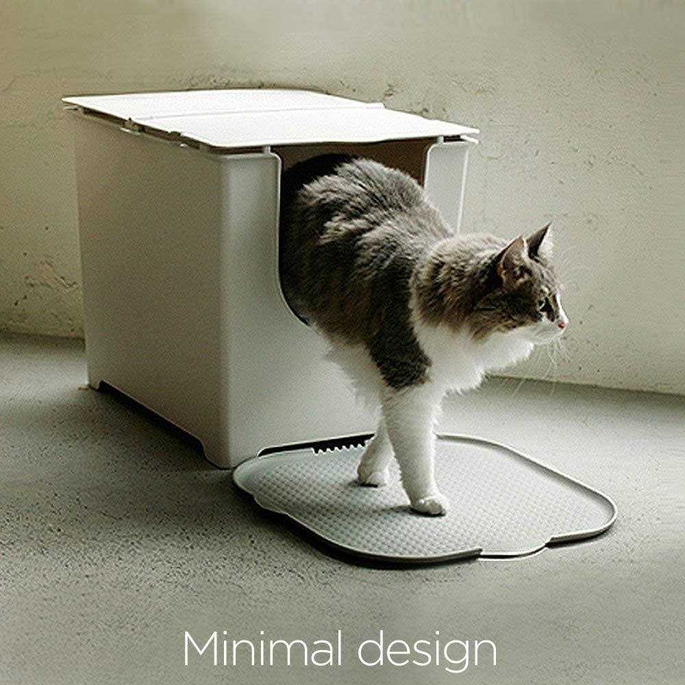 Flip Litter Box with Scoop and Reusable Liner B7662