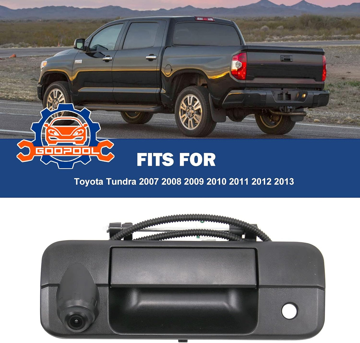 Tailgate Backup Camera Rear View Handle V2175