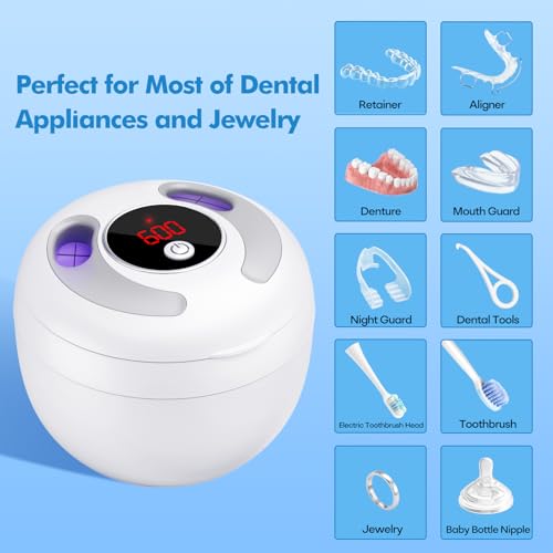 Black 200ML Ultrasonic Retainer Cleaner T97173