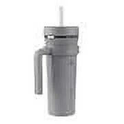 32oz Insulated Straw Tumbler with Handles, 2-pack (Teal & Grey) L78997