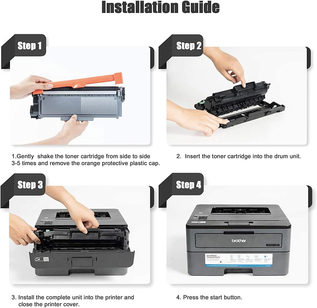 Black Drum Unit & Toner Cartridge Replacement A34831