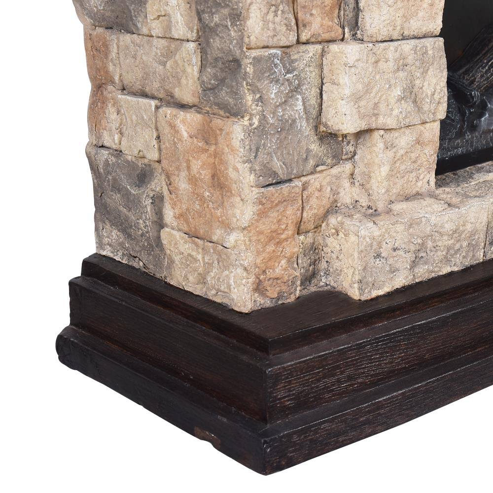 Electric Fireplace in Brown X9446