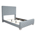 Chenille Upholstered Bed Z543920