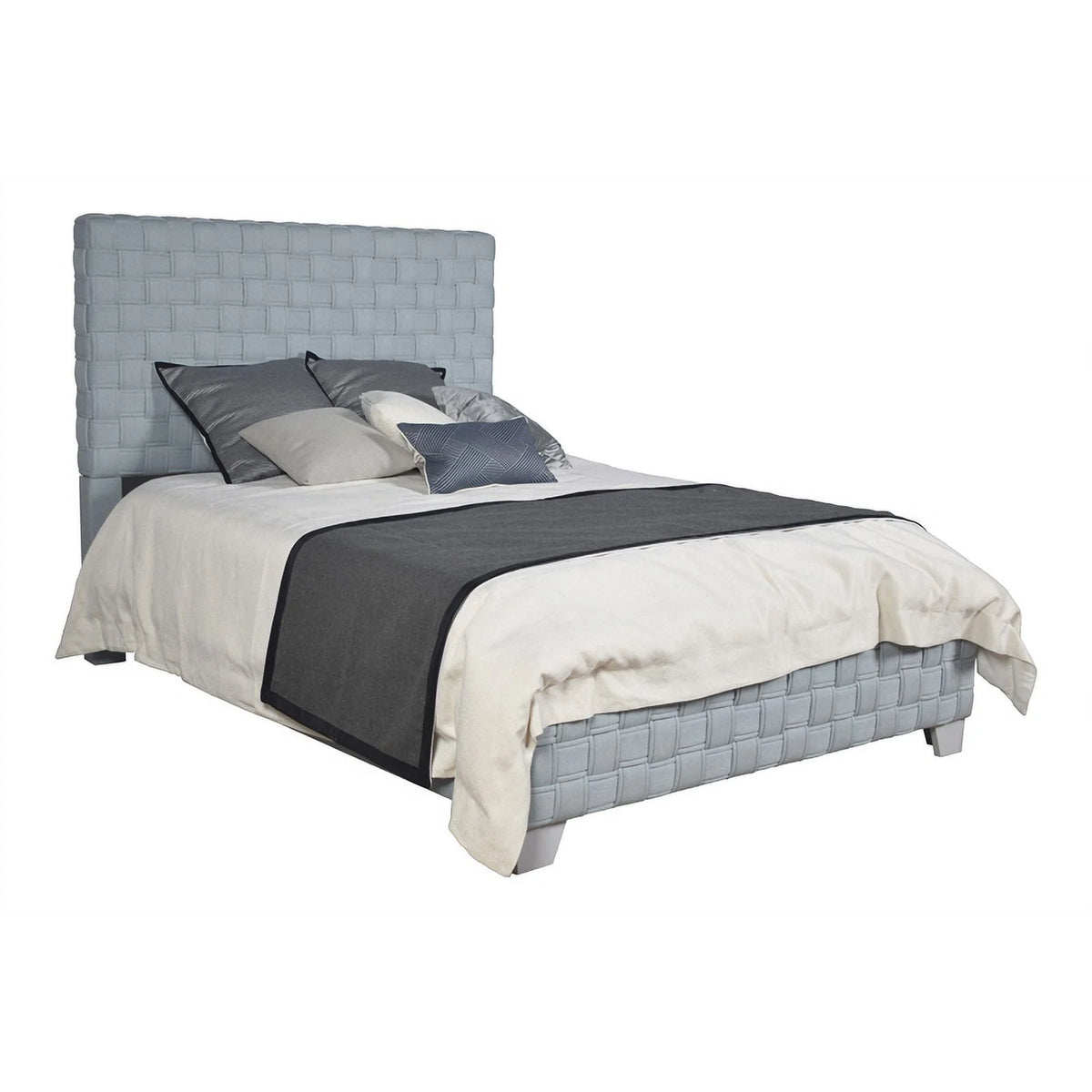 Chenille Upholstered Bed Z543920