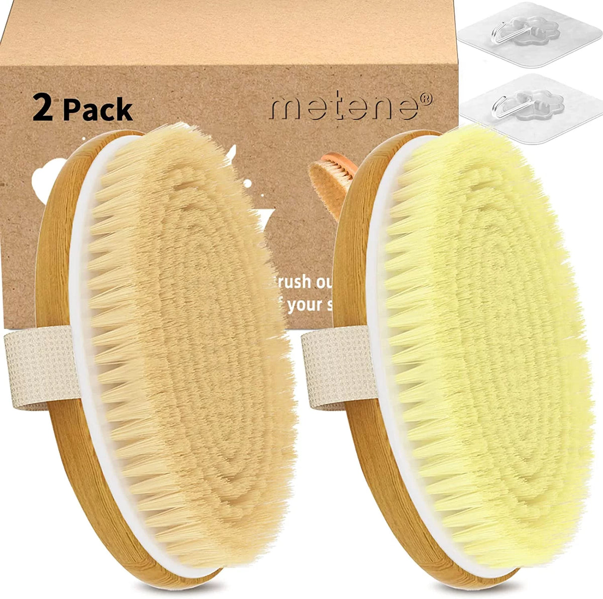 2 Pack Dry Body Brushes R979