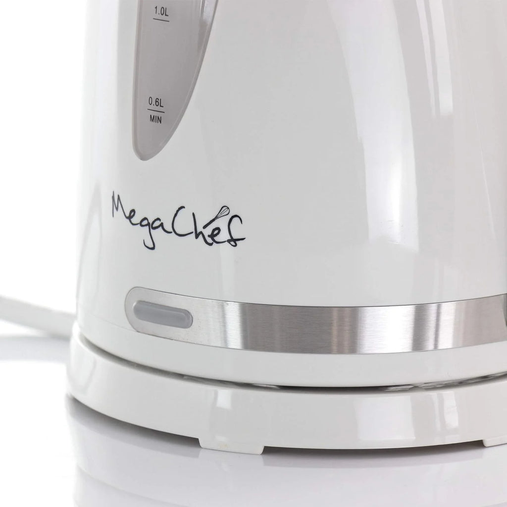 White Plastic Electric Tea Kettle J6332
