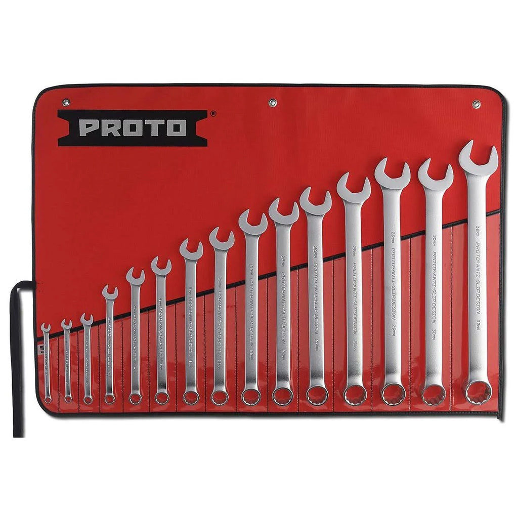 15 pc. Metric Combination Wrench Set T3411