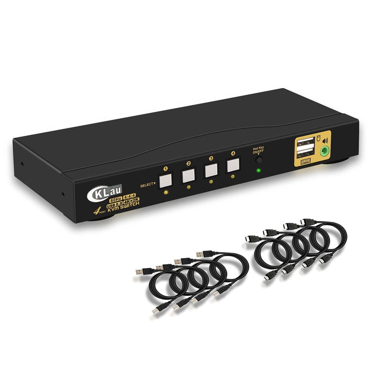 4 Port KVM Switch with Audio C885