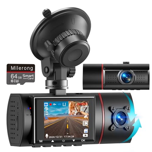 3 Channel Dual Dash Camera with 64GB Card N815