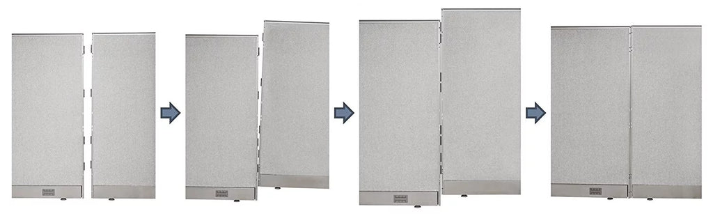 Double 2 Stations Office Cubicle B211419