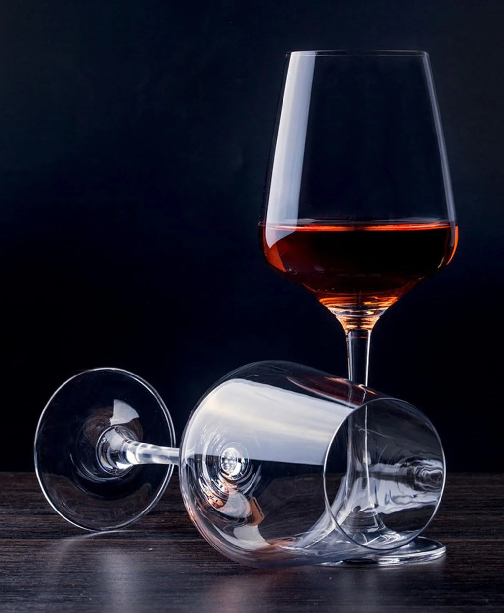 Set of 4 12 Ounce Crystal Wine Glasses P641207
