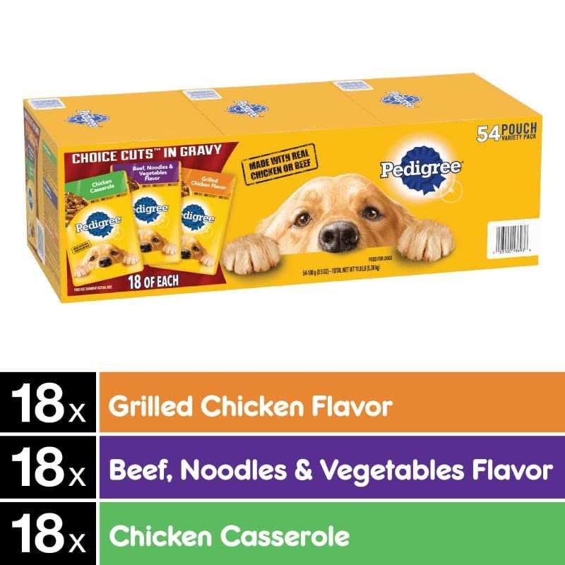Wet Dog Food Variety Pack L724
