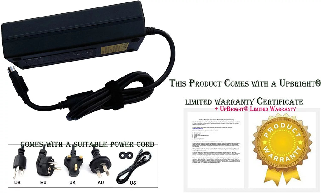 24V AC/DC Adapter 4-Pin DIN Power Supply Cord Charger D785463