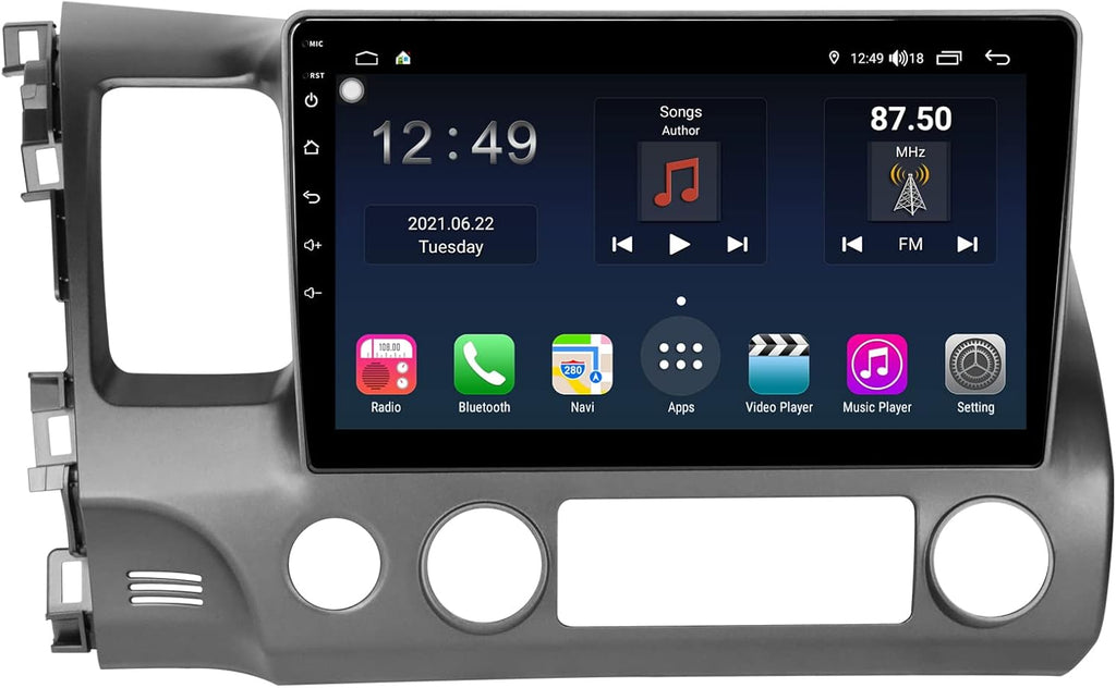 Car Stereo with Carplay and Android Auto, Touchscreen Car Audio Receiver X4532