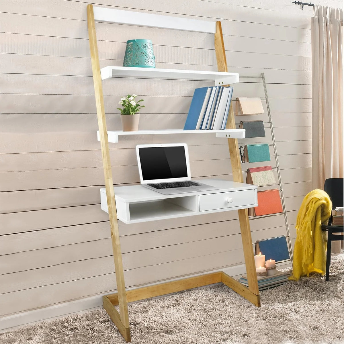 Ladder Desk with Drawer W89800