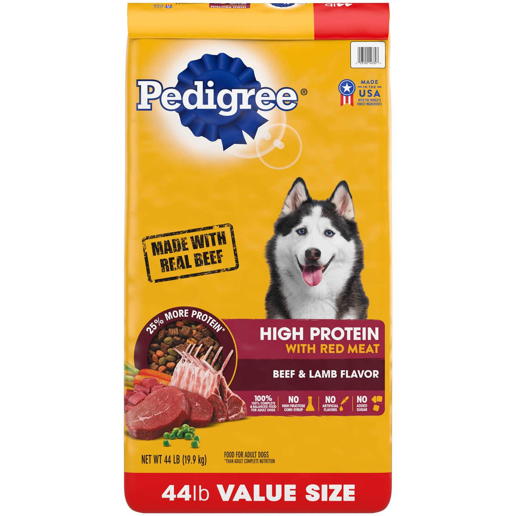High Protein Adult Dry Dog Food Beef and Lamb D50405
