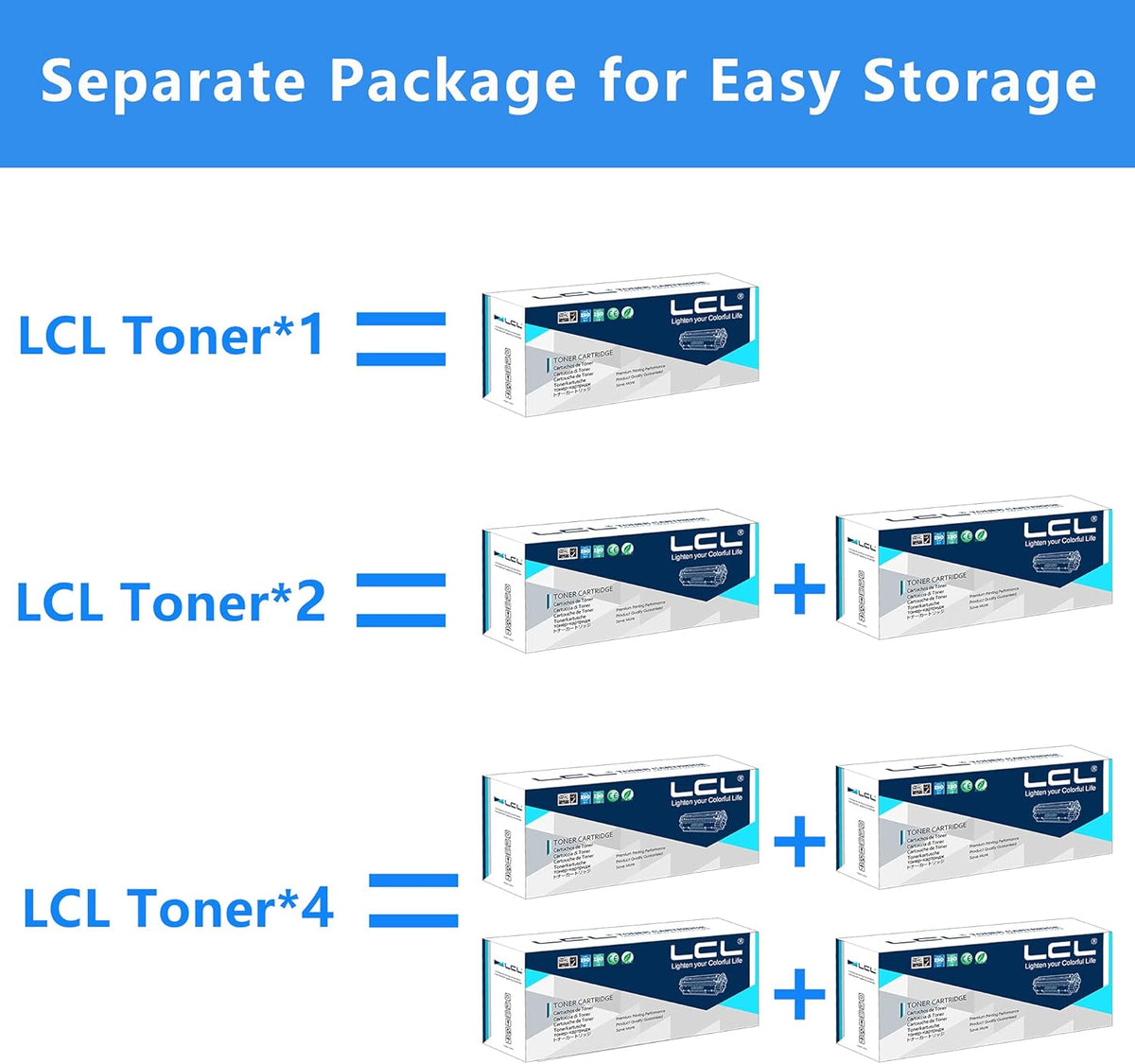 Compatible Toner Cartridge Replacement 4-Pack Black Cyan Magenta Yellow I2146