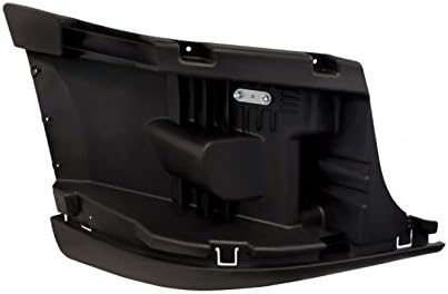 Black Bumper End Reinforcement Without Fog Light Hole L574965