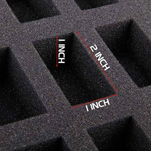 Portable Miniature Figure Storage Case with 4 Foam Layers N963