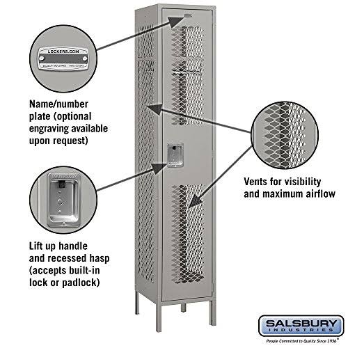 Gray Vented Metal Locker K650236