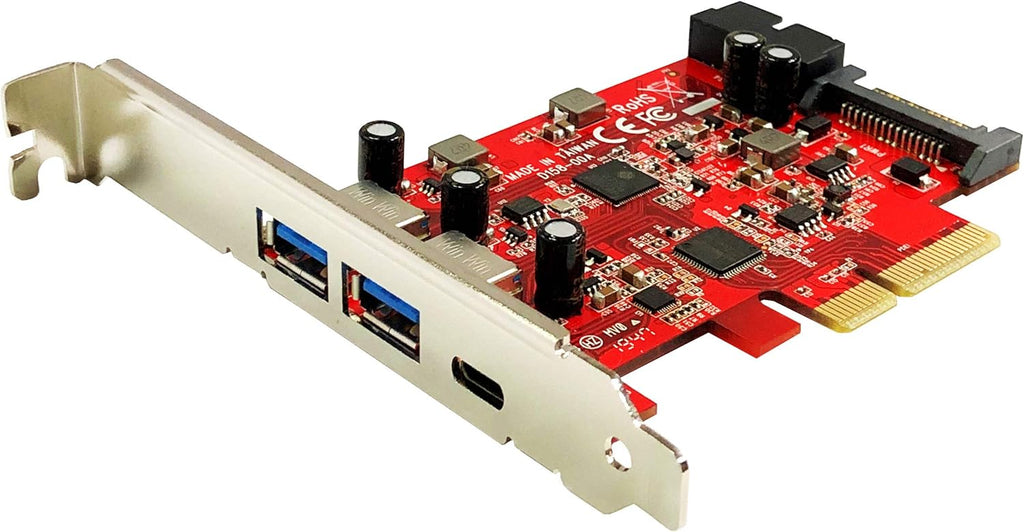 USB 3.1 5-Port PCIe 3.0 Card with USB-C and USB-A N98849