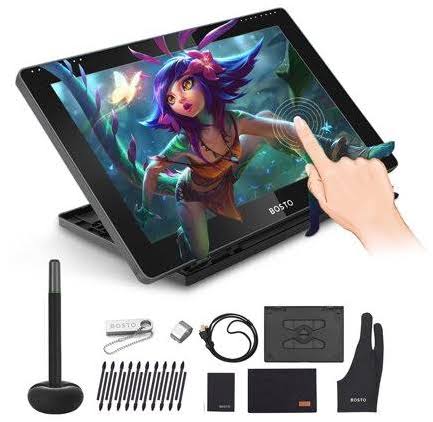 15.6 inch Portable LCD Graphics Drawing Tablet with Capacitive Touchscreen Y22975