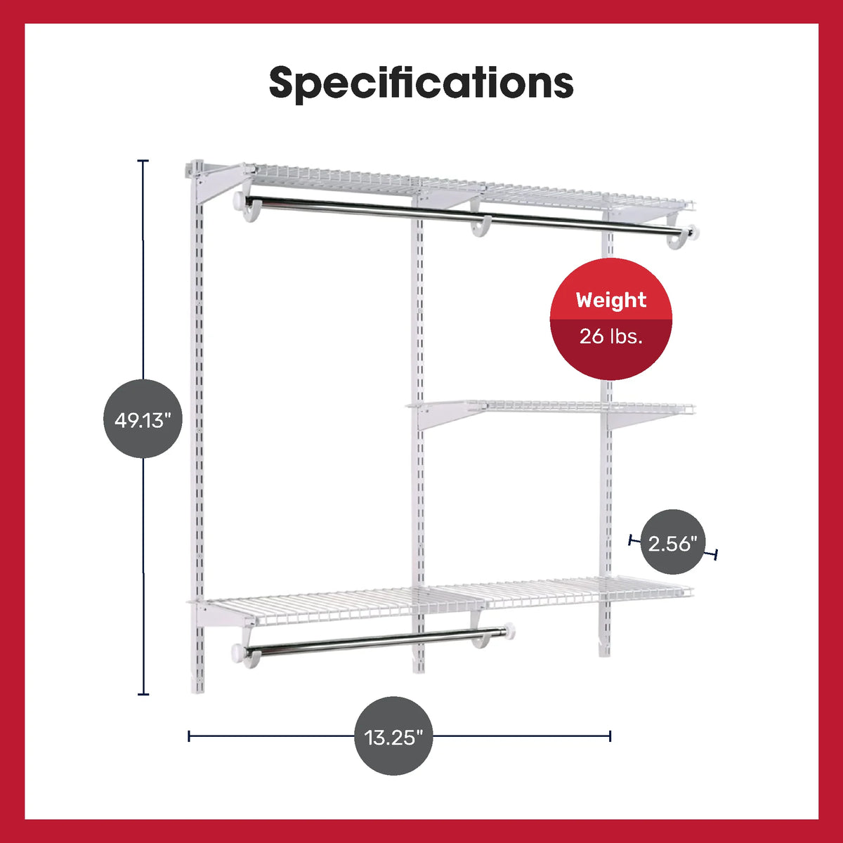 White Closet Kit A89396