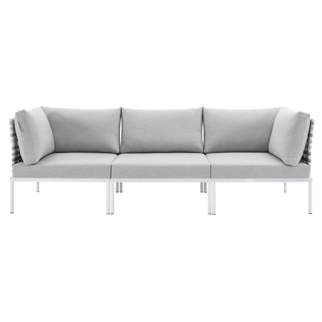 Grey Aluminum Outdoor Sofa L32176